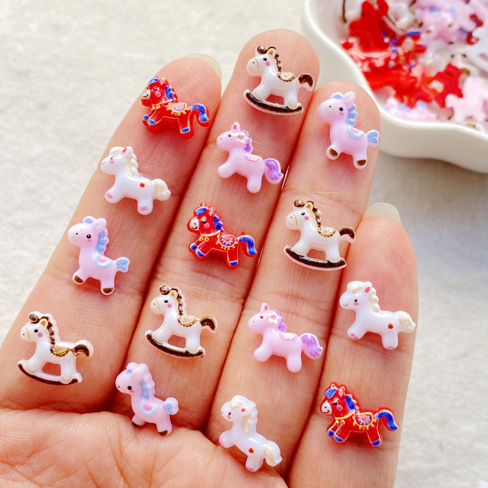 Art Craft Unicorn - 50PCS Cute Mini Cartoon unicorn horse