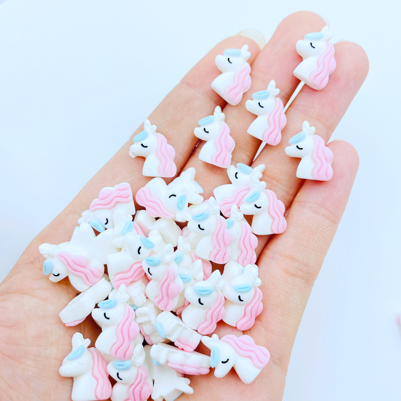 Art Craft Unicorn - 20Pcs New Cute Mini Cartoon Pink
