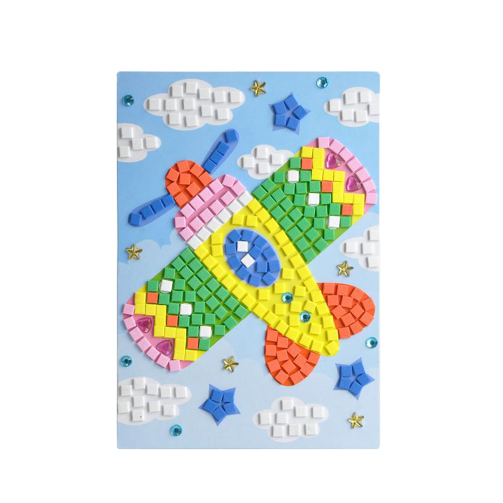 Art Craft For Kindergarten - 6Pcs DIY Mosaic Stickers for Kids