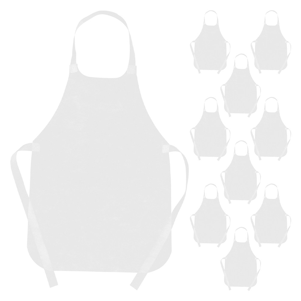 Art Craft 5 Year Old - 20Pcs Kids Painting Aprons White Nonwoven