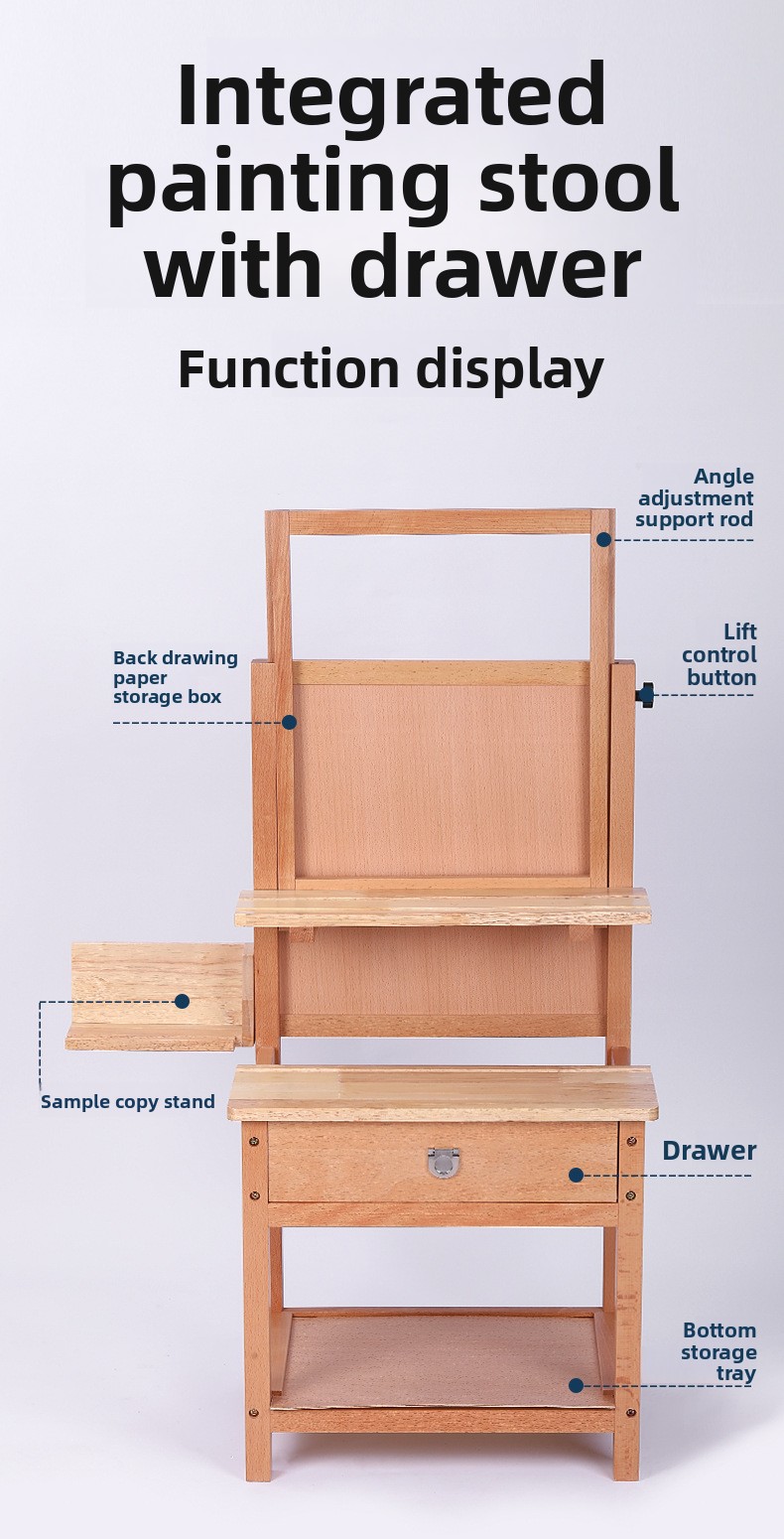 Art & Craft Supplies - HXL integrated painting stool art special