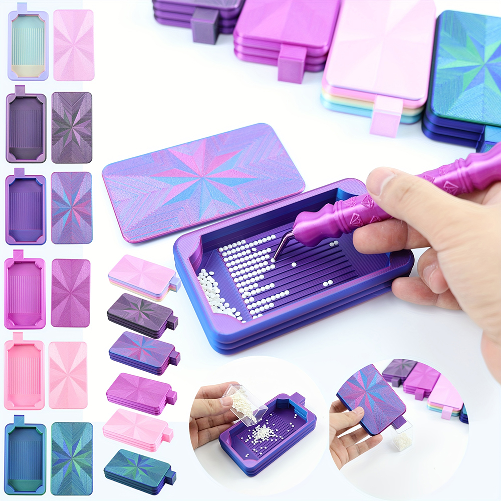 Art Craft Painting - Gradient Color Diamond Art Tray With