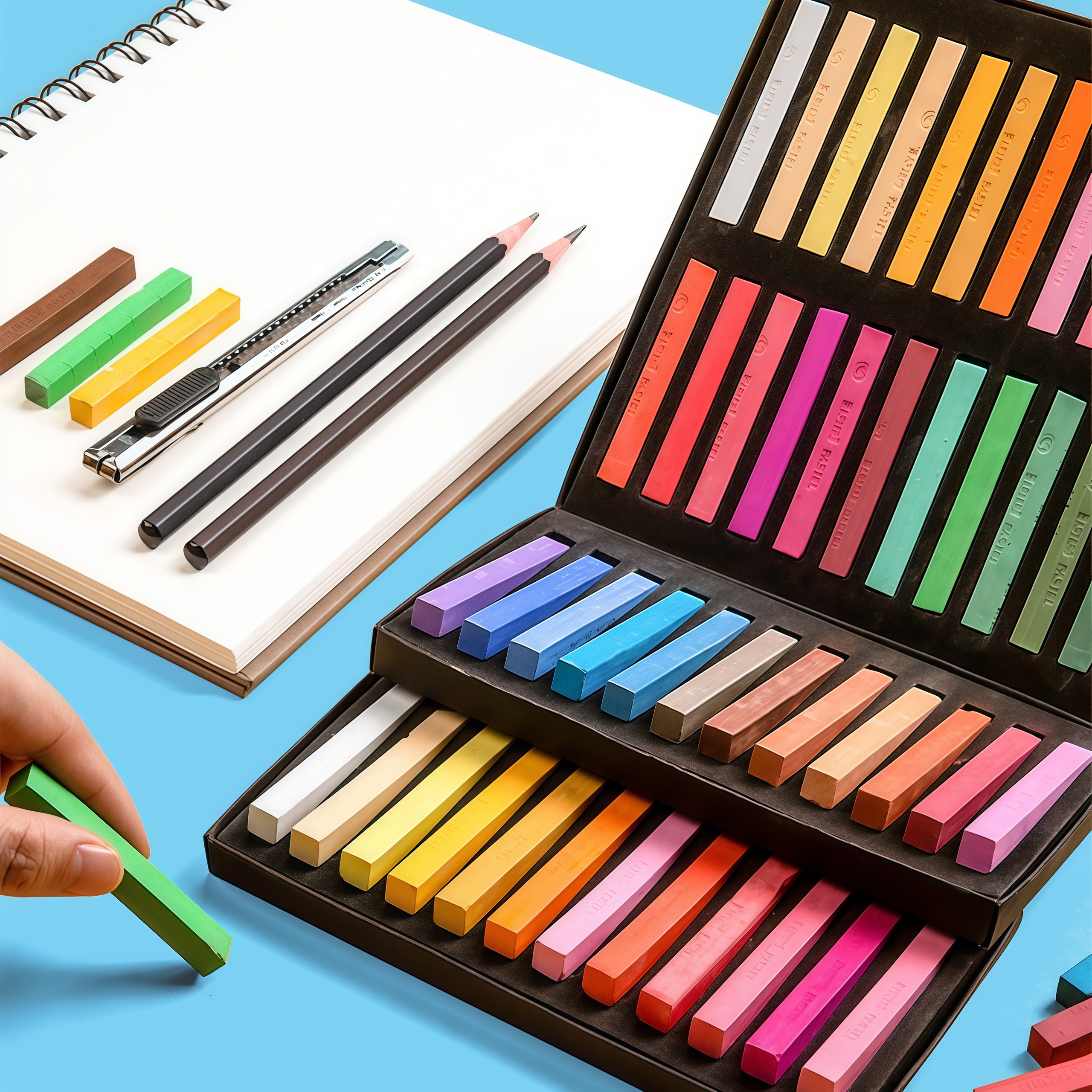 Chalk Pastel Set - 12/24/36/48 Colors/Set Art Drawing Set Chalk