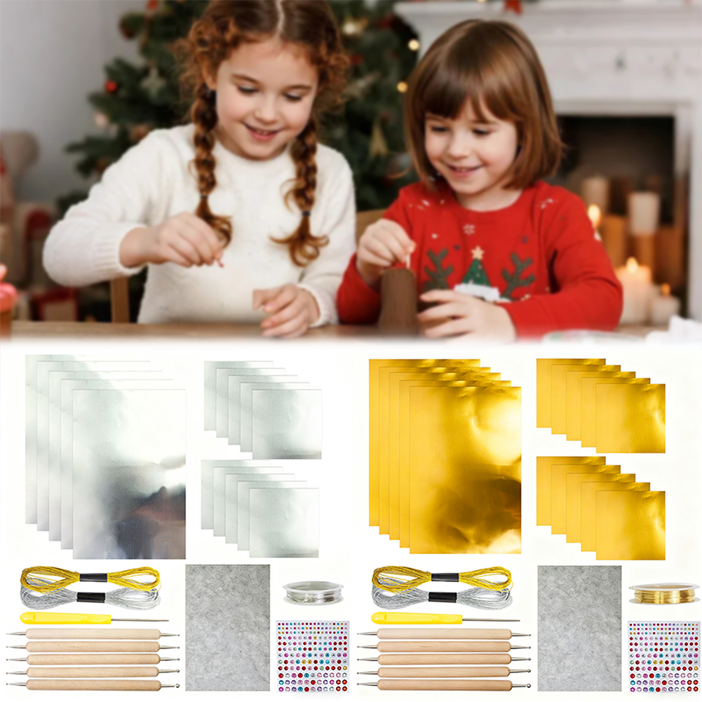 Art Craft Earth Day - DIY Metallic Relief Craft Tin Foil