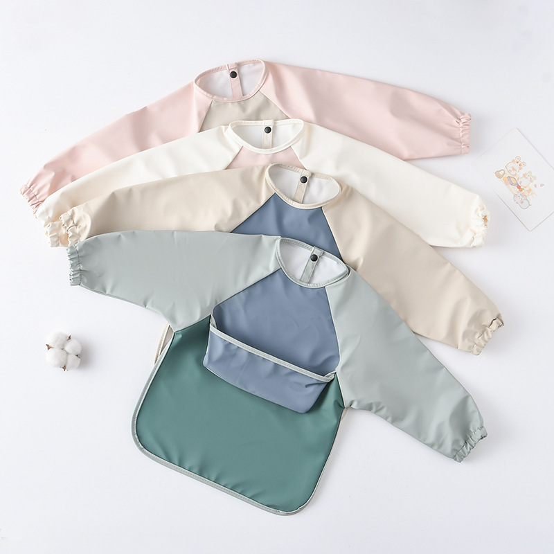 Kids Baby Long Sleeved PU Bibs - Art Craft For 3 Year Old のレビューと価格