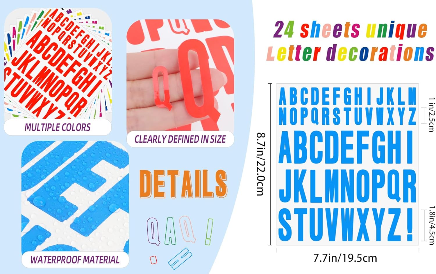 12 sheets 1 inch 2 inch Letter - Art And Craft Letter Z のレビューと価格