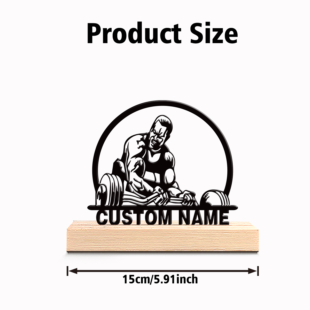 1pc Creative lift Custom Lette - Art Craft Wood のレビューと価格