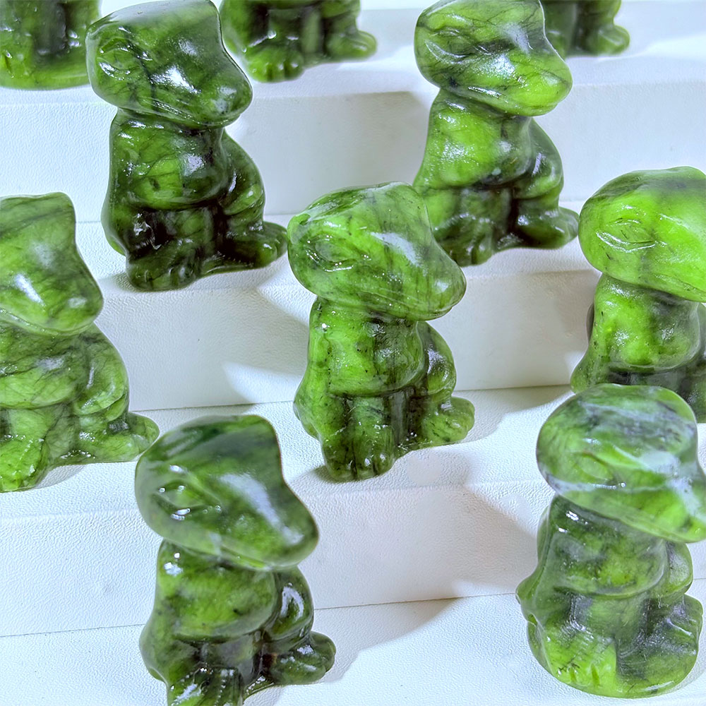 1PC Natural Crystal Green Jade - Dinosaur And Craft のレビューと価格