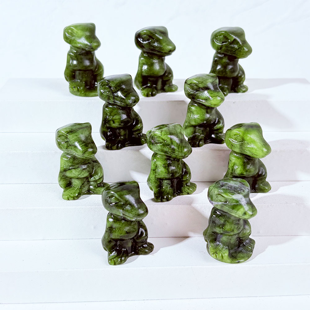 1PC Natural Crystal Green Jade - Dinosaur And Craft のレビューと価格