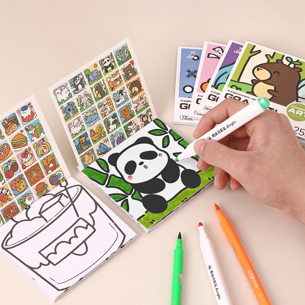 Cartoon Handy Coloring Book 25 - Art Craft Notebook のレビューと価格