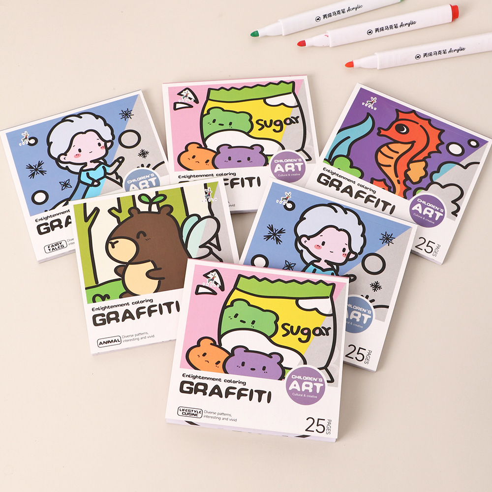 Cartoon Handy Coloring Book 25 - Art Craft Notebook のレビューと価格