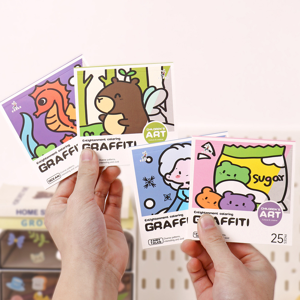 Cartoon Handy Coloring Book 25 - Art Craft Notebook のレビューと価格