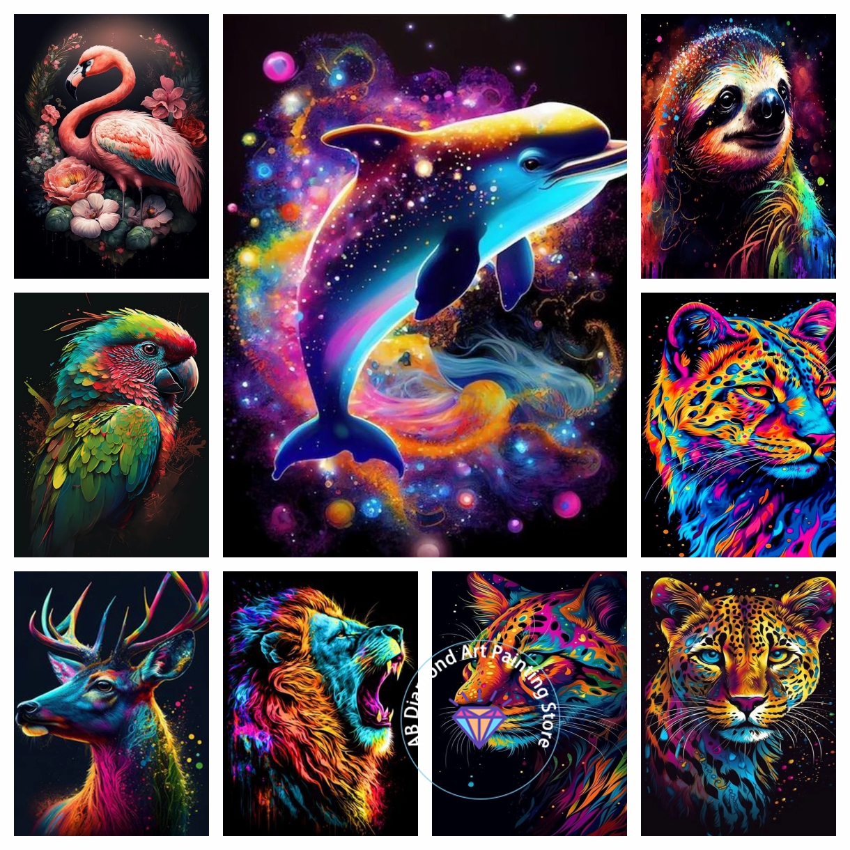 AB Diamond Painting Kits Color - Art Craft Lion のレビューと価格