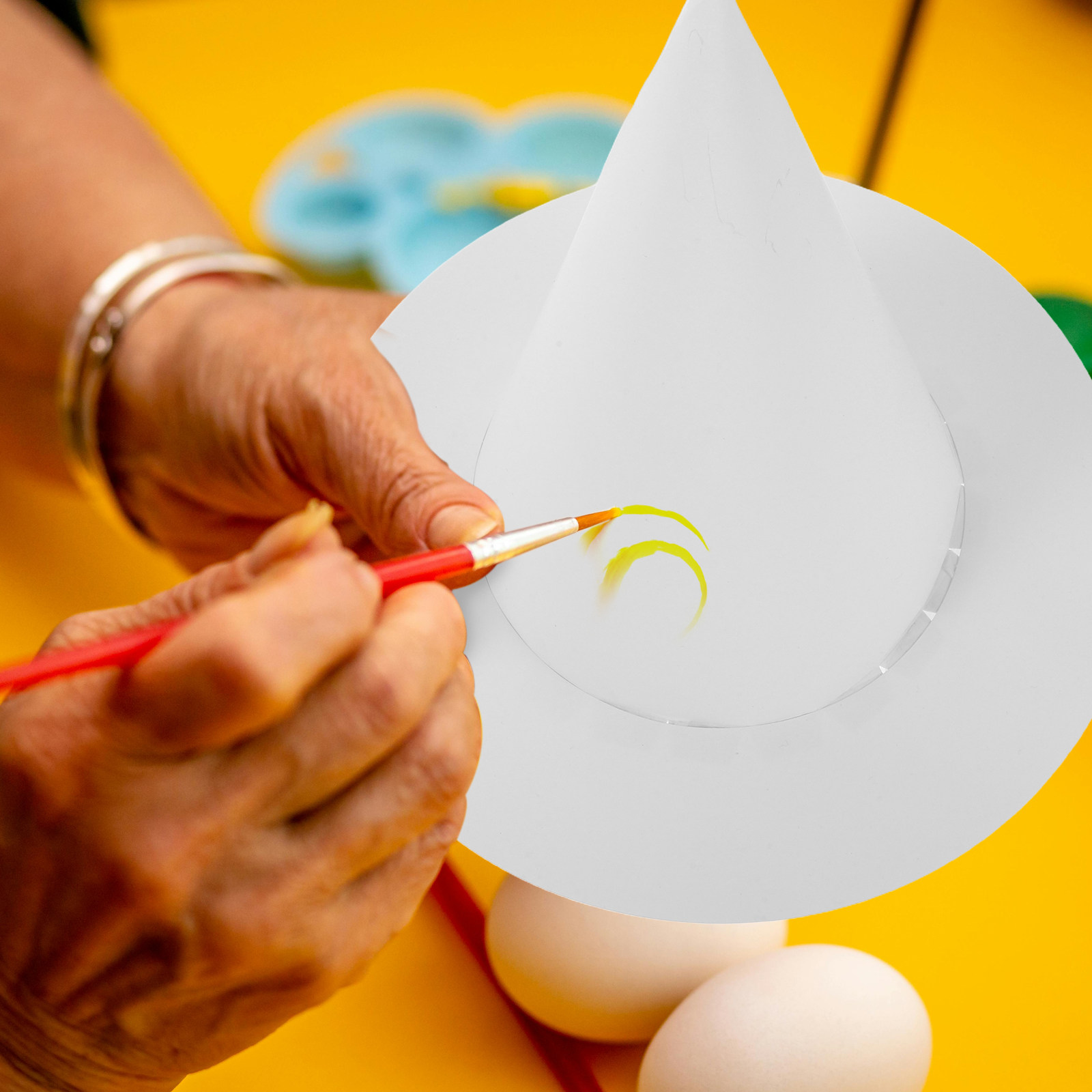 6Pcs Kids Graffiti Paper Hats  - Art Craft For Kindergarten のレビューと価格