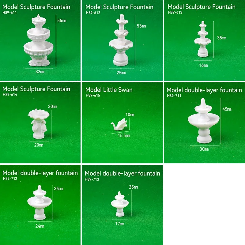 2Pcs Model Statue HO 1:87 Scul - Art Craft 5 Year Old のレビューと価格