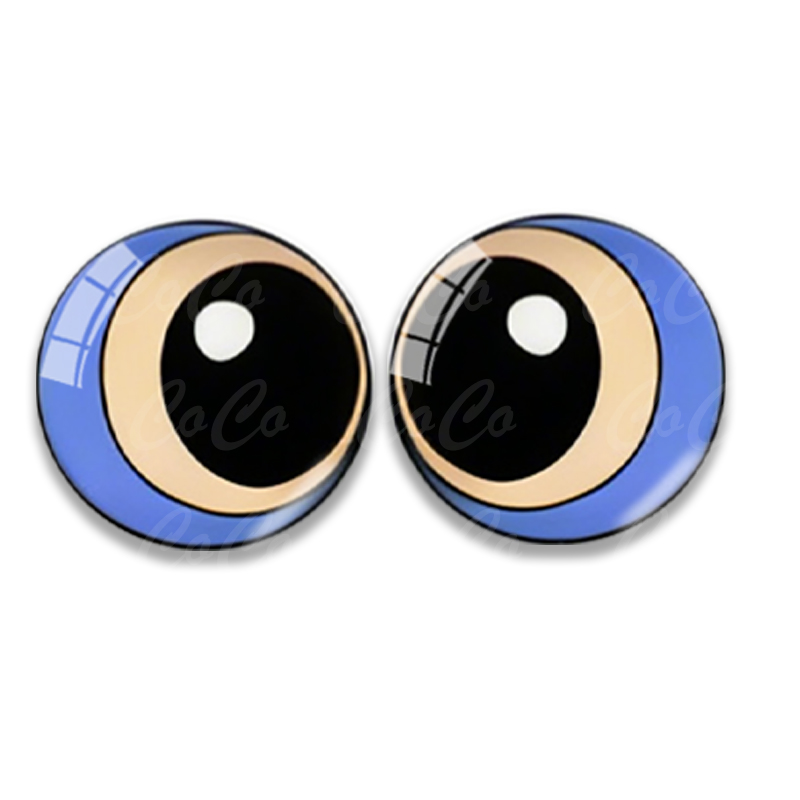 5 Pairs 8-25mm Glass Eyes for  - Dinosaur And Craft のレビューと価格
