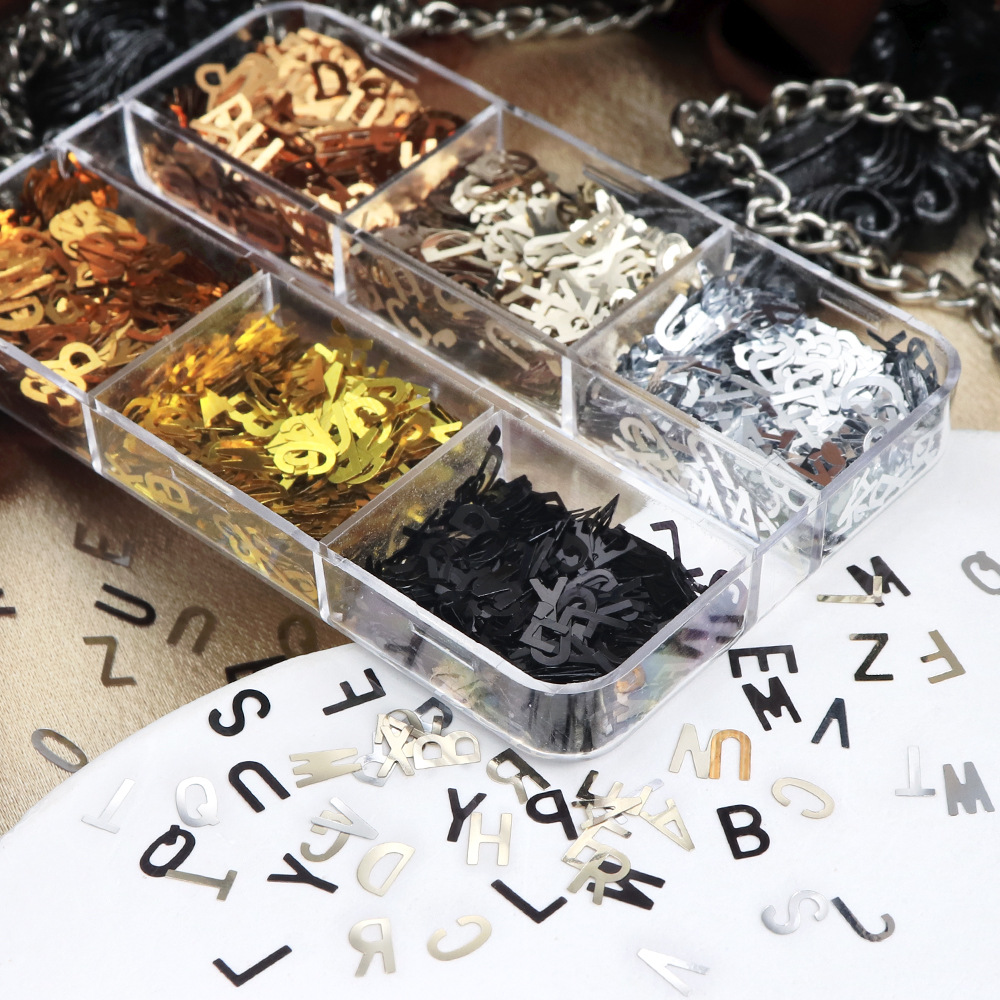 6-Grid Box Metallic Alphabet N - Art And Craft Letter Z のレビューと価格
