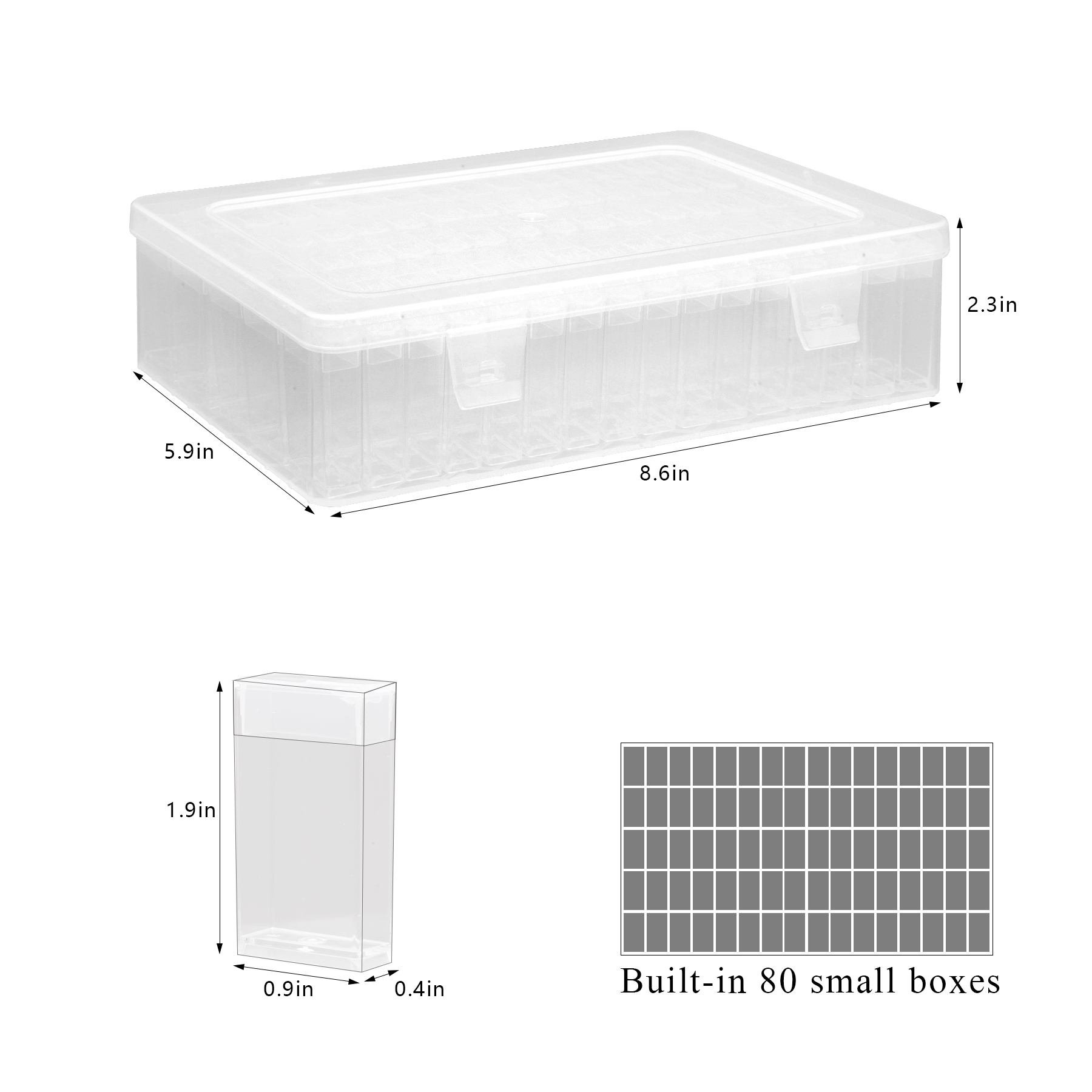 80/120 Jars diamond painting r - The Art And Craft Of Jewelry のレビューと価格