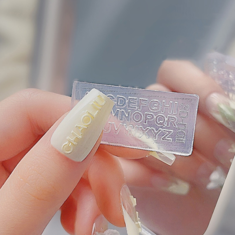 A-Z Letters Nail Art Silicone  - Art And Craft Letter Z のレビューと価格