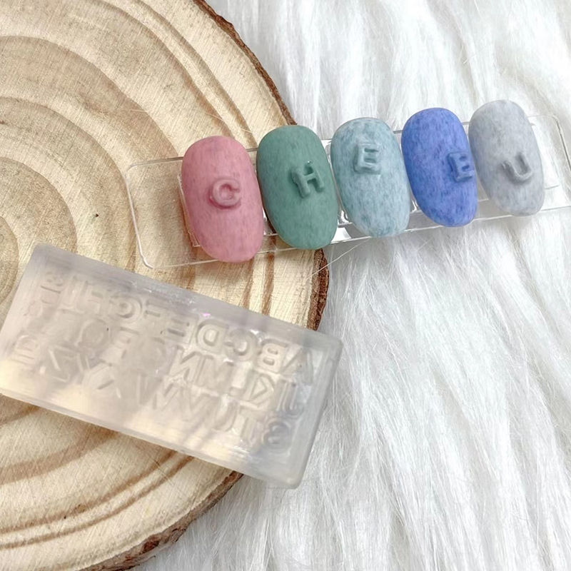 A-Z Letters Nail Art Silicone  - Art And Craft Letter Z のレビューと価格