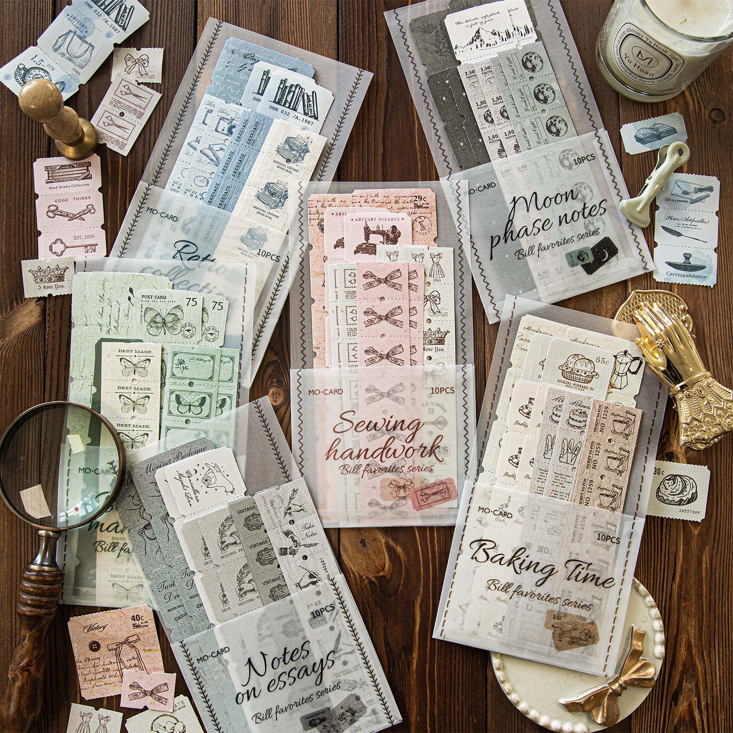 10pcs Retro Label Strip Sticke - Art Craft For 3 Year Old のレビューと価格