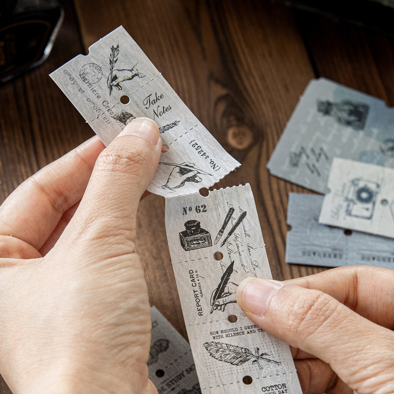 10pcs Retro Label Strip Sticke - Art Craft For 3 Year Old のレビューと価格