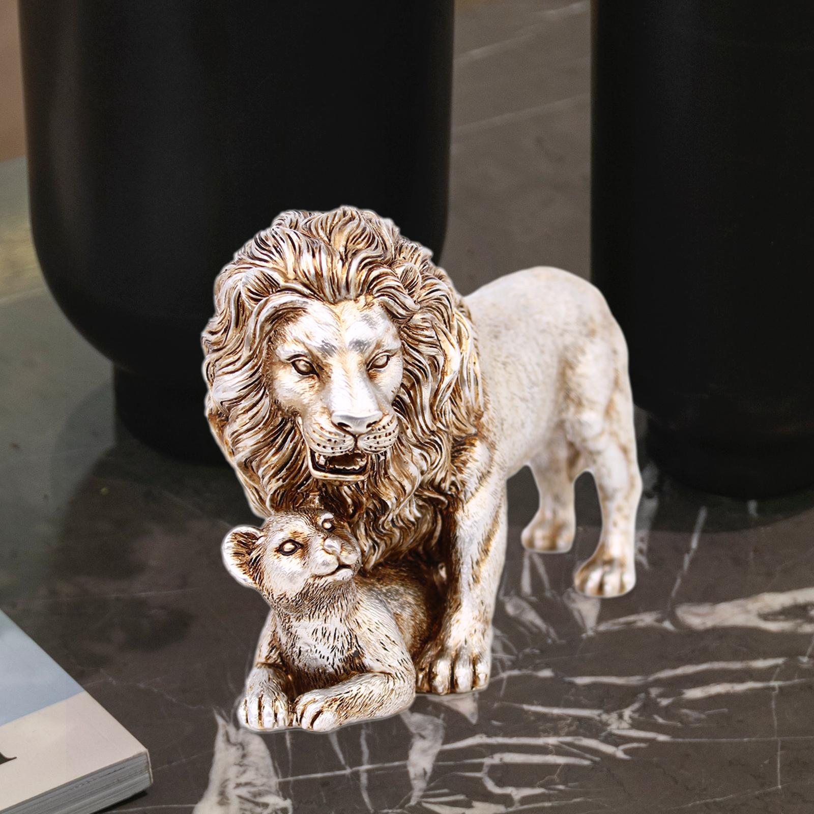 Lion Statue Home Decoration Ar - Art Craft Lion のレビューと価格