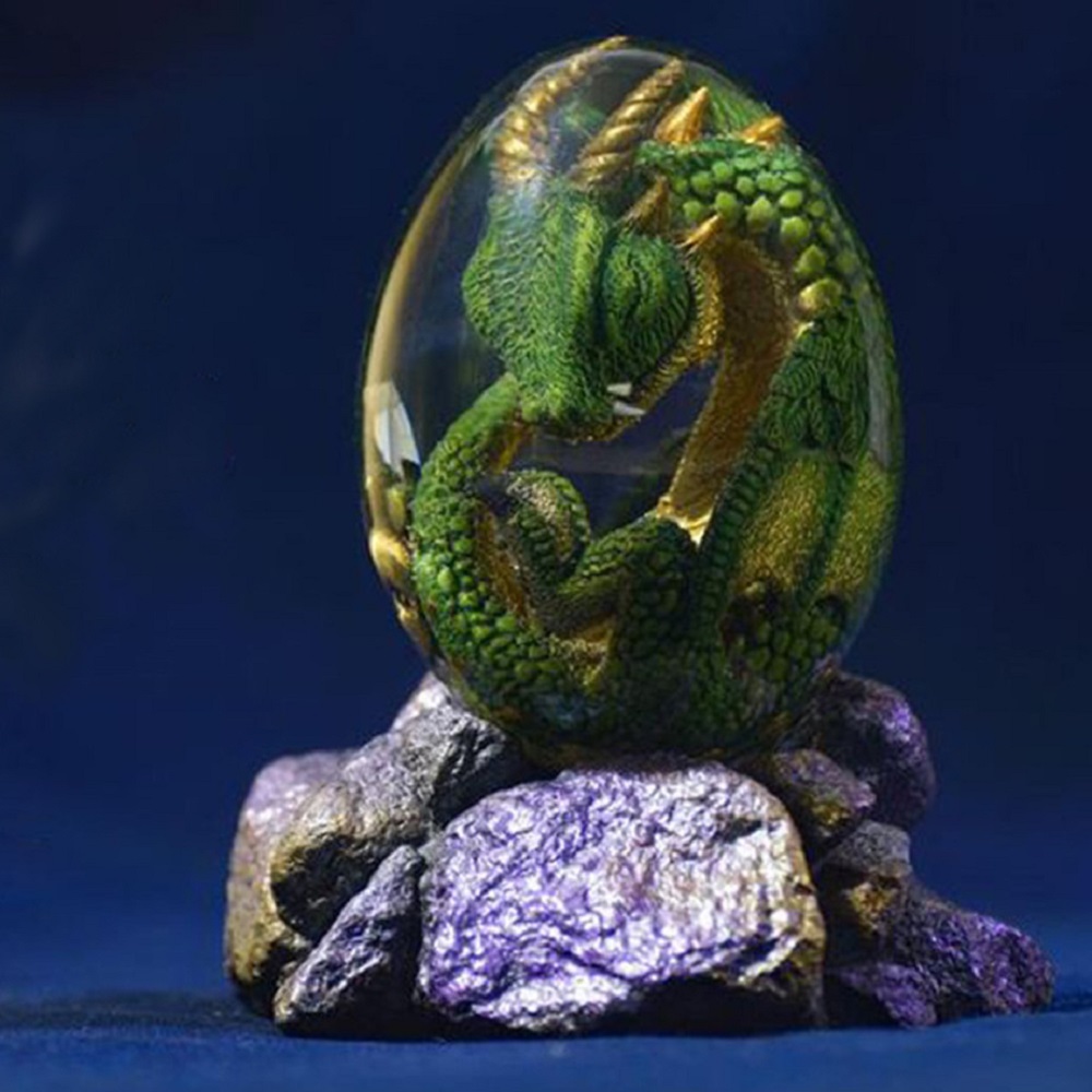 Lava Dragon Egg Statue With St - Dinosaur And Craft のレビューと価格