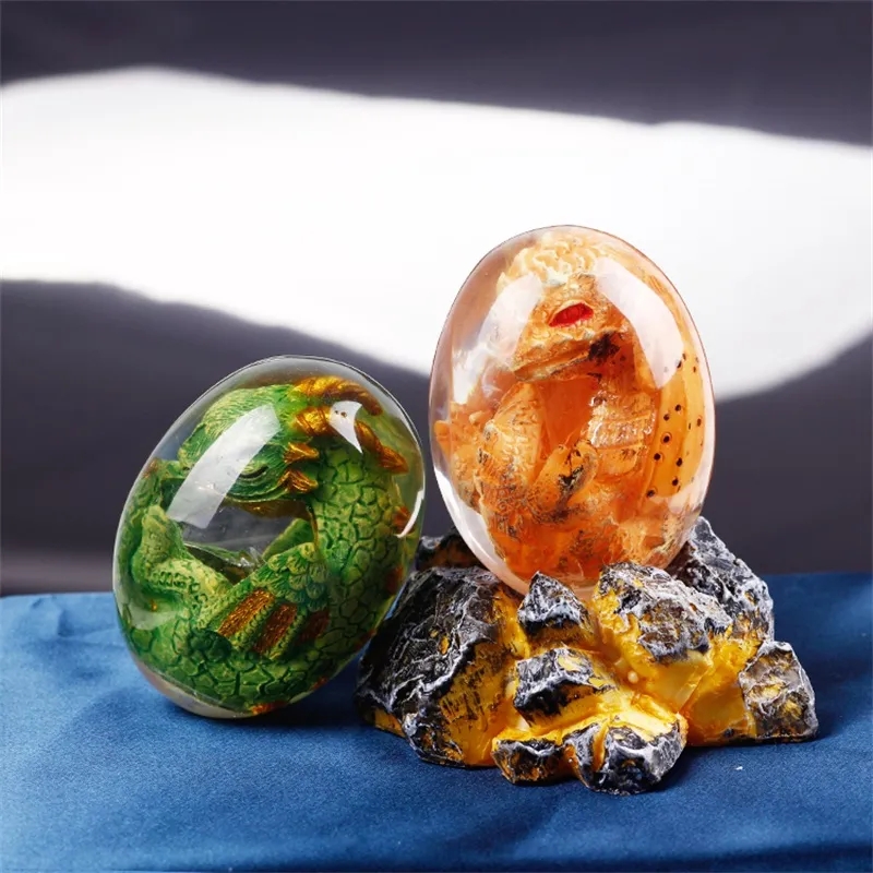 Lava Dragon Egg Statue With St - Dinosaur And Craft のレビューと価格