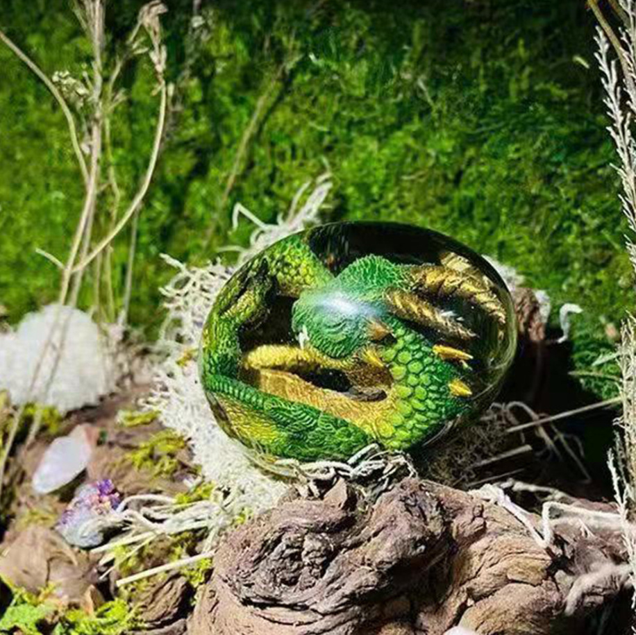 Lava Dragon Egg Statue With St - Dinosaur And Craft のレビューと価格