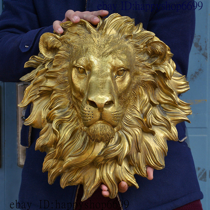 42 CM China Brass Copper Fengs - Art Craft Lion のレビューと価格