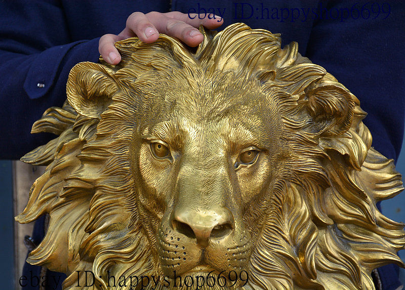 42 CM China Brass Copper Fengs - Art Craft Lion のレビューと価格