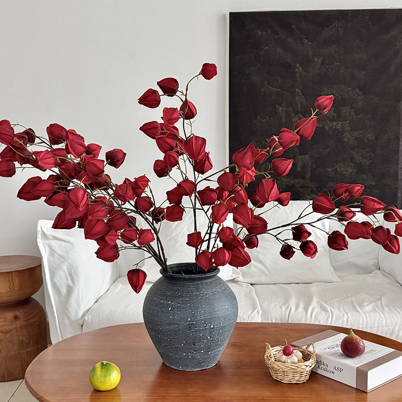 Artificial 1m Lantern Flower B - Art Craft Vase のレビューと価格