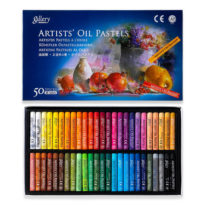 12-50 Colors Oil Pastel Soft S - Chalk Pastel Set のレビューと価格