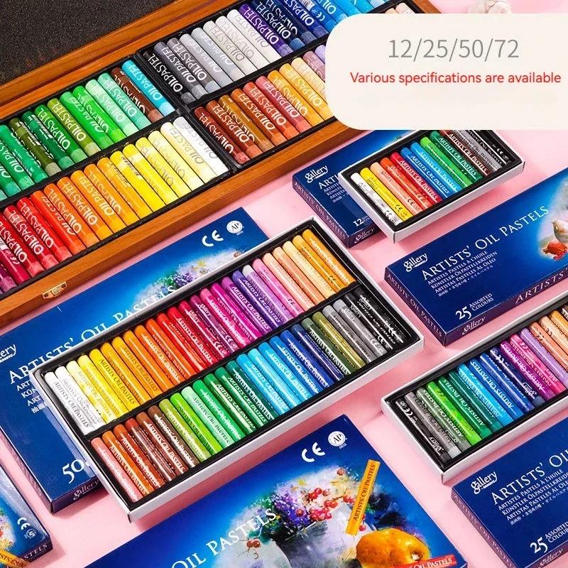 12-50 Colors Oil Pastel Soft S - Chalk Pastel Set のレビューと価格