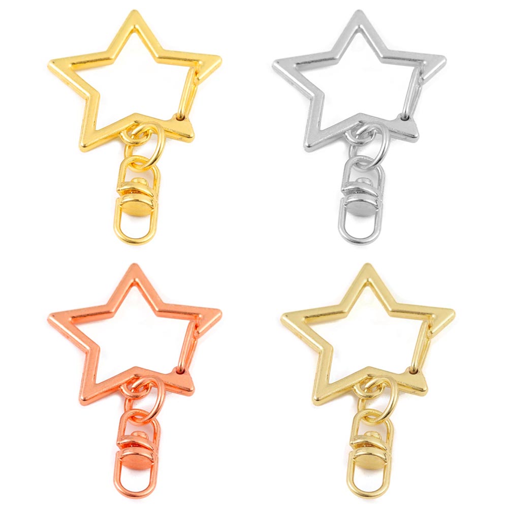 10Pcs Alloy Star Shaped Snap K - Art Craft Gifts のレビューと価格