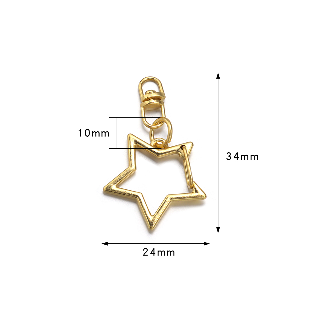 10Pcs Alloy Star Shaped Snap K - Art Craft Gifts のレビューと価格