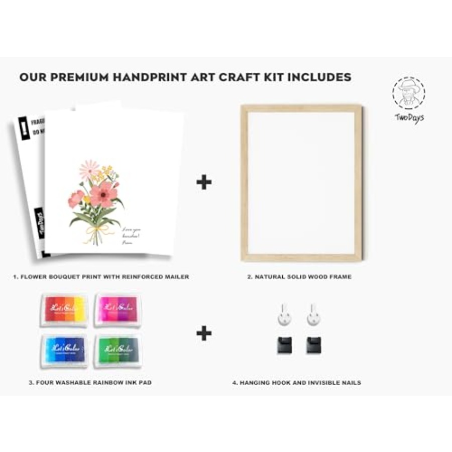 Flower Bouquet Handprint Art C - Art Craft Usa のレビューと価格