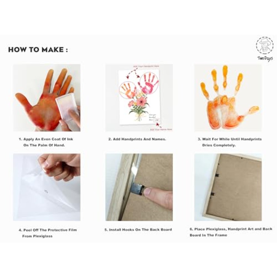 Flower Bouquet Handprint Art C - Art Craft Usa のレビューと価格