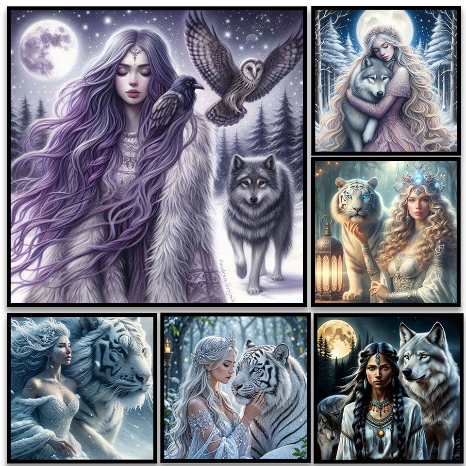 5D DIY Diamond Painting: Woman - Art Craft Lion のレビューと価格