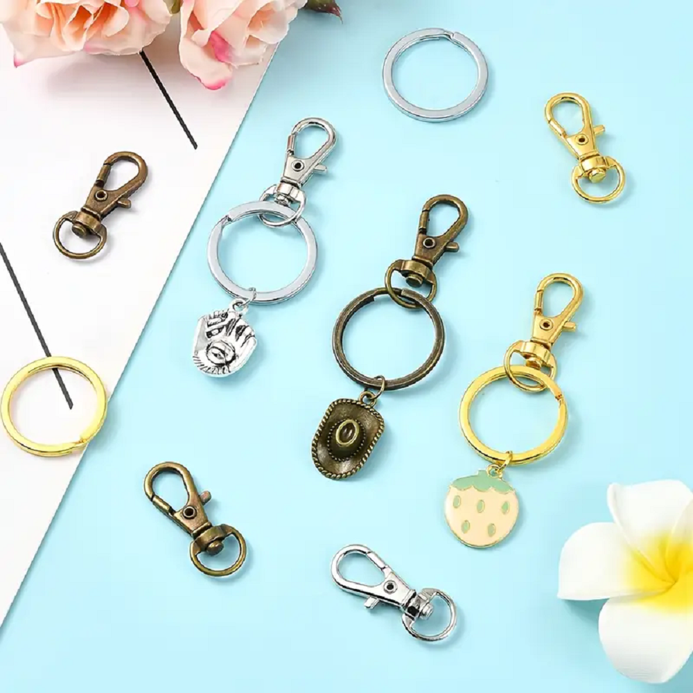 10/20/30/50 Set Swivel Keychai - Art Craft Gifts のレビューと価格