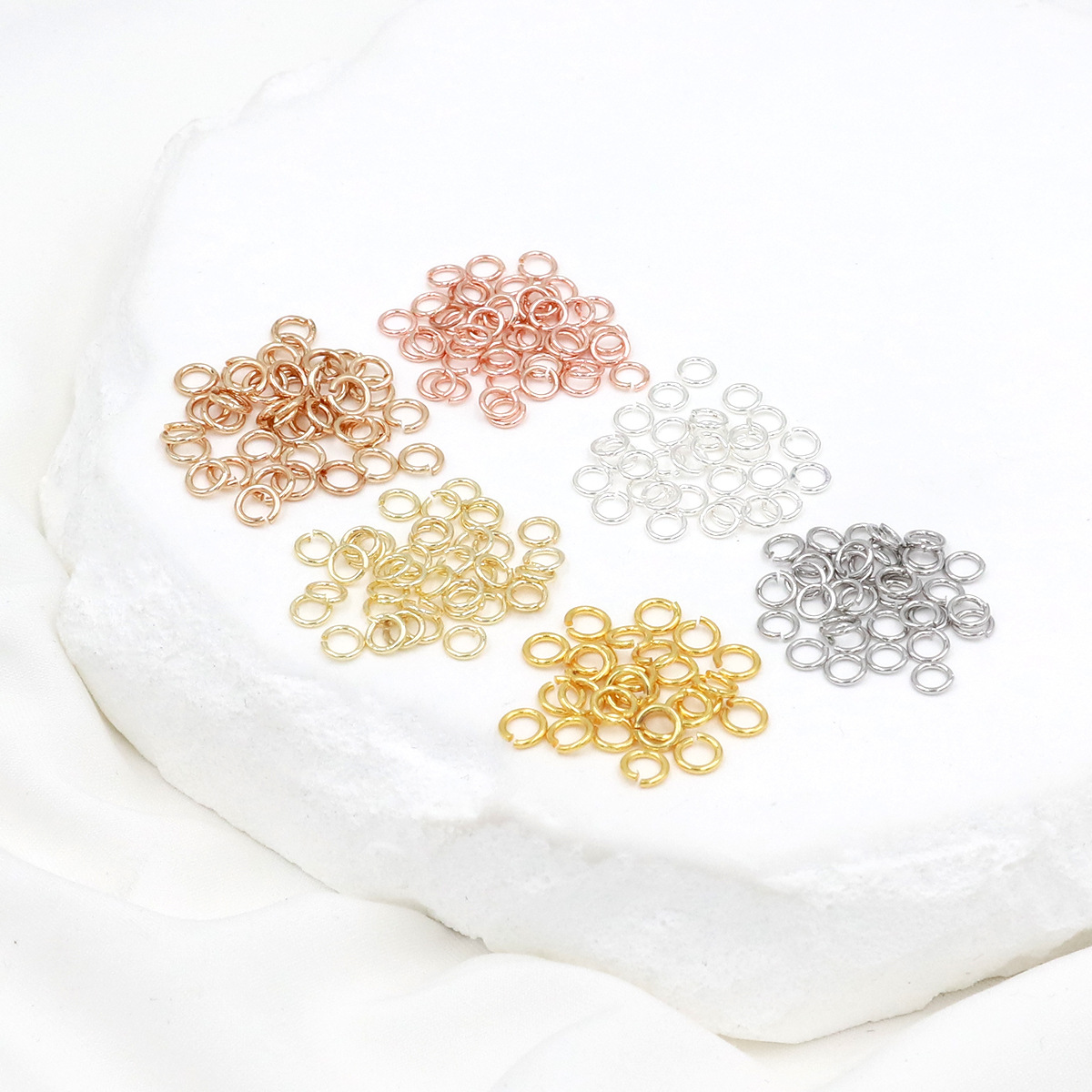 50-100 pcs/lot 3-10mm 925 Silv - Art Craft Gifts のレビューと価格