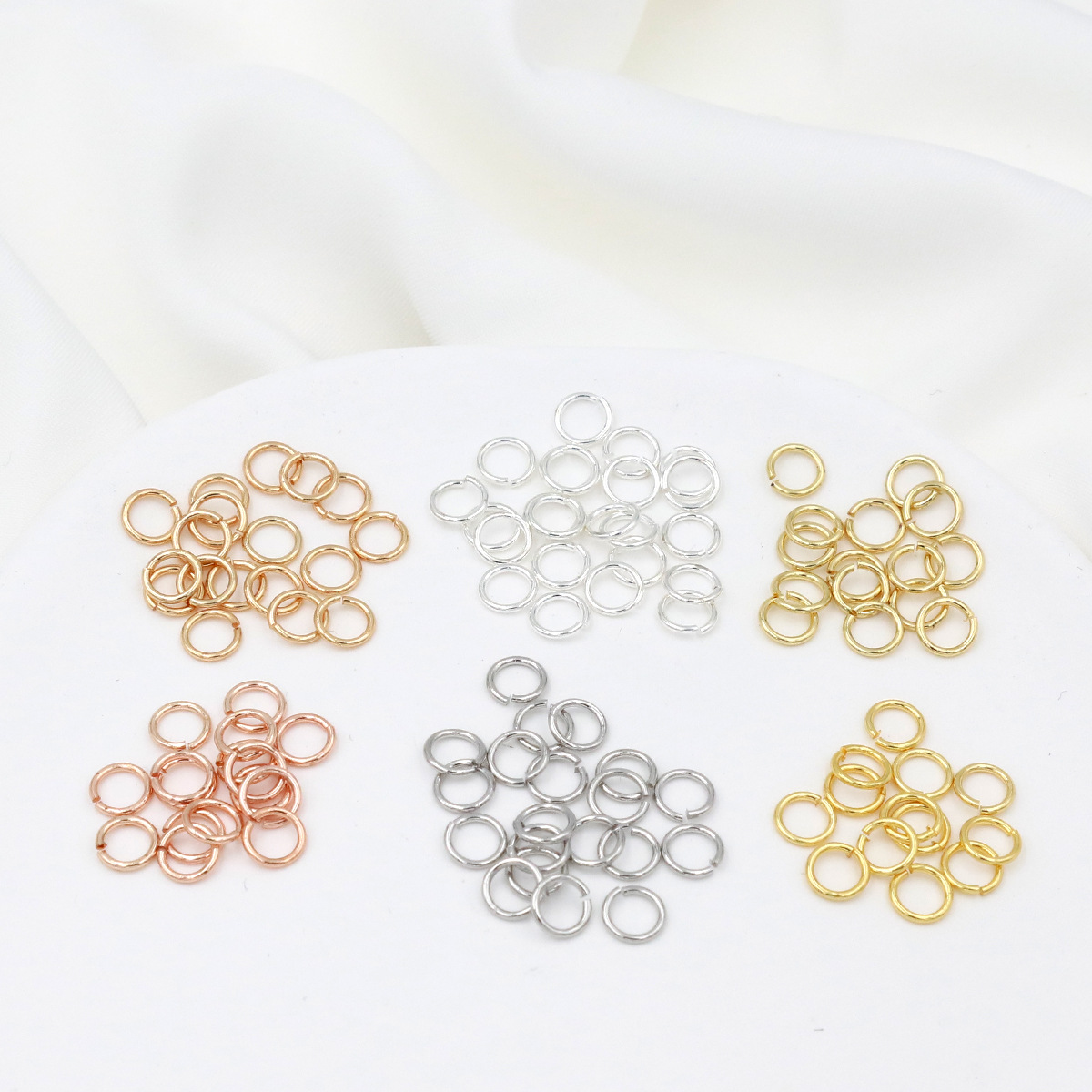 50-100 pcs/lot 3-10mm 925 Silv - Art Craft Gifts のレビューと価格