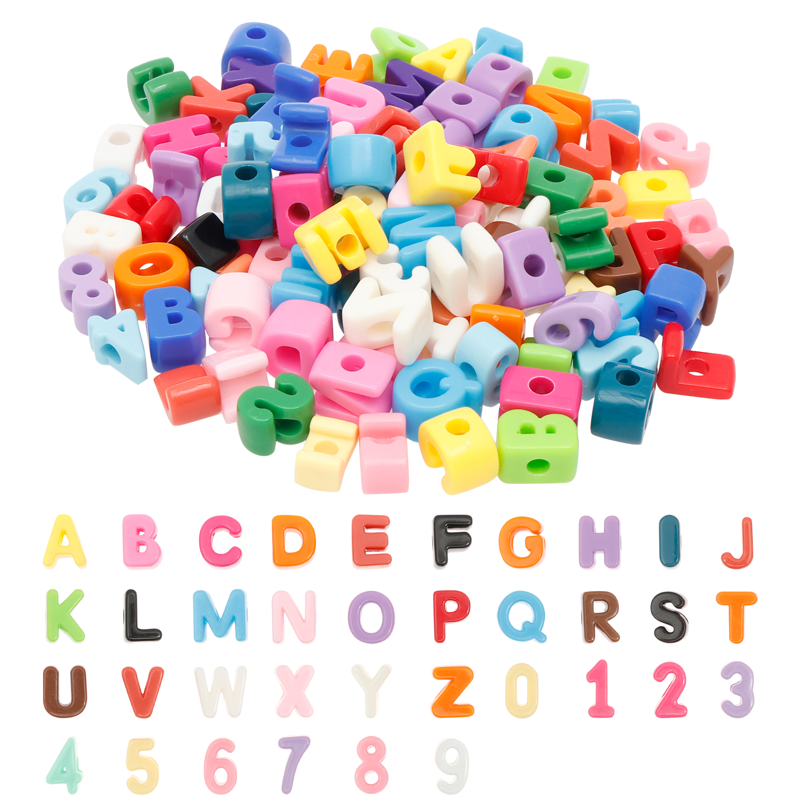 36/108Pcs 6mm Hole Chunky Acry - Art And Craft Letter Z のレビューと価格