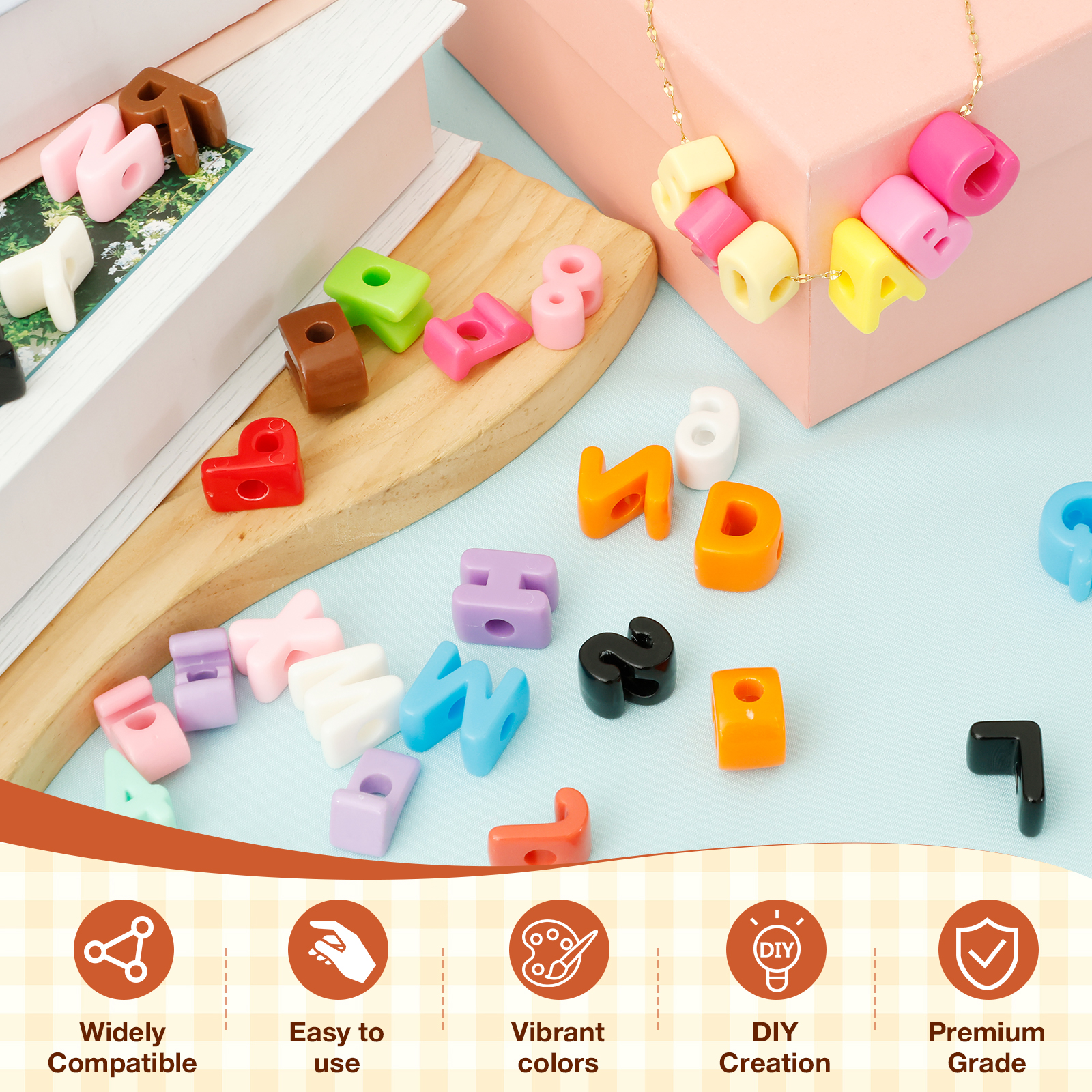 36/108Pcs 6mm Hole Chunky Acry - Art And Craft Letter Z のレビューと価格