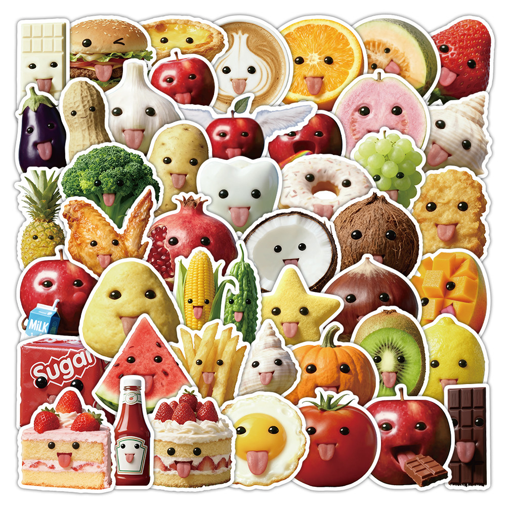 53 Pcs Abstract Art Style Food - Art Craft Notebook のレビューと価格