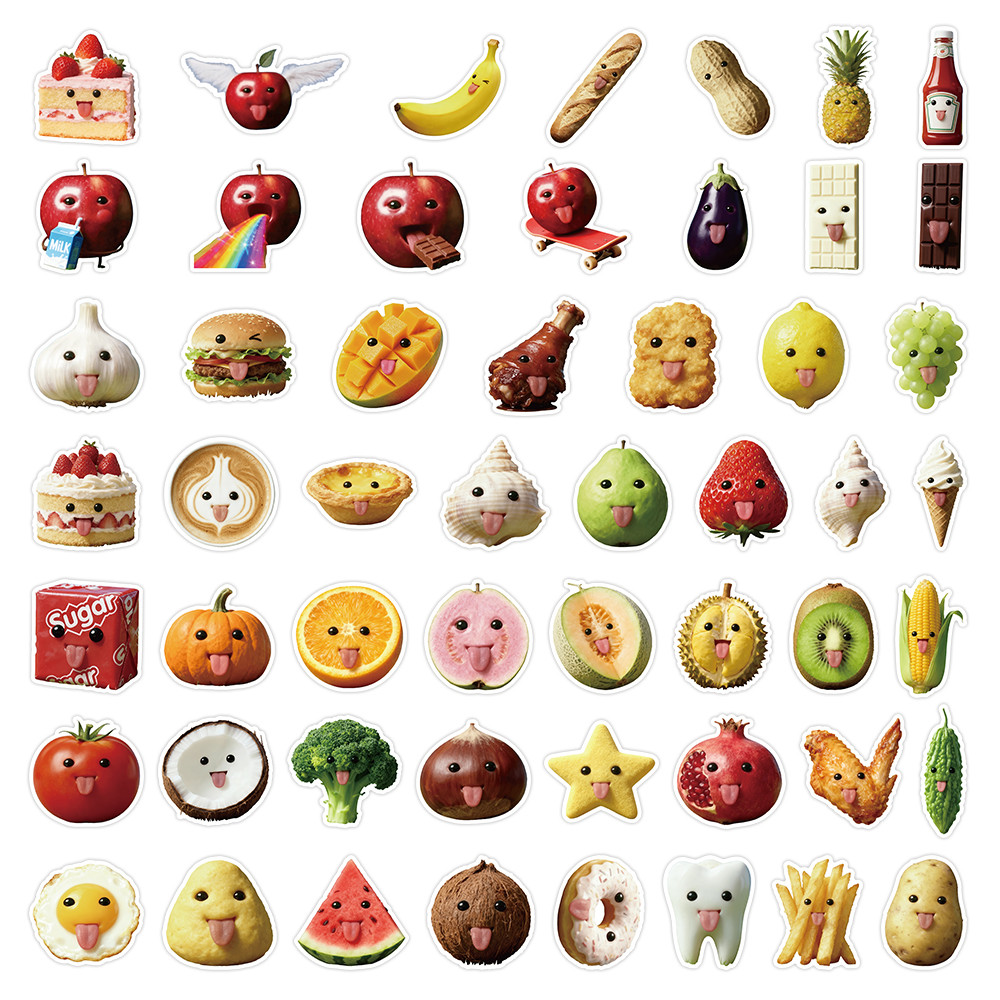 53 Pcs Abstract Art Style Food - Art Craft Notebook のレビューと価格