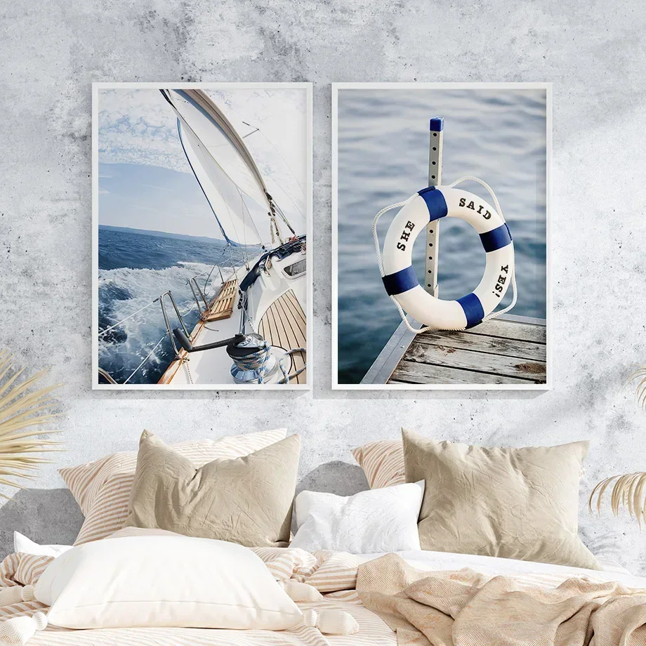 Blue Sea Sunshine Beach White  - Art Craft Vase のレビューと価格