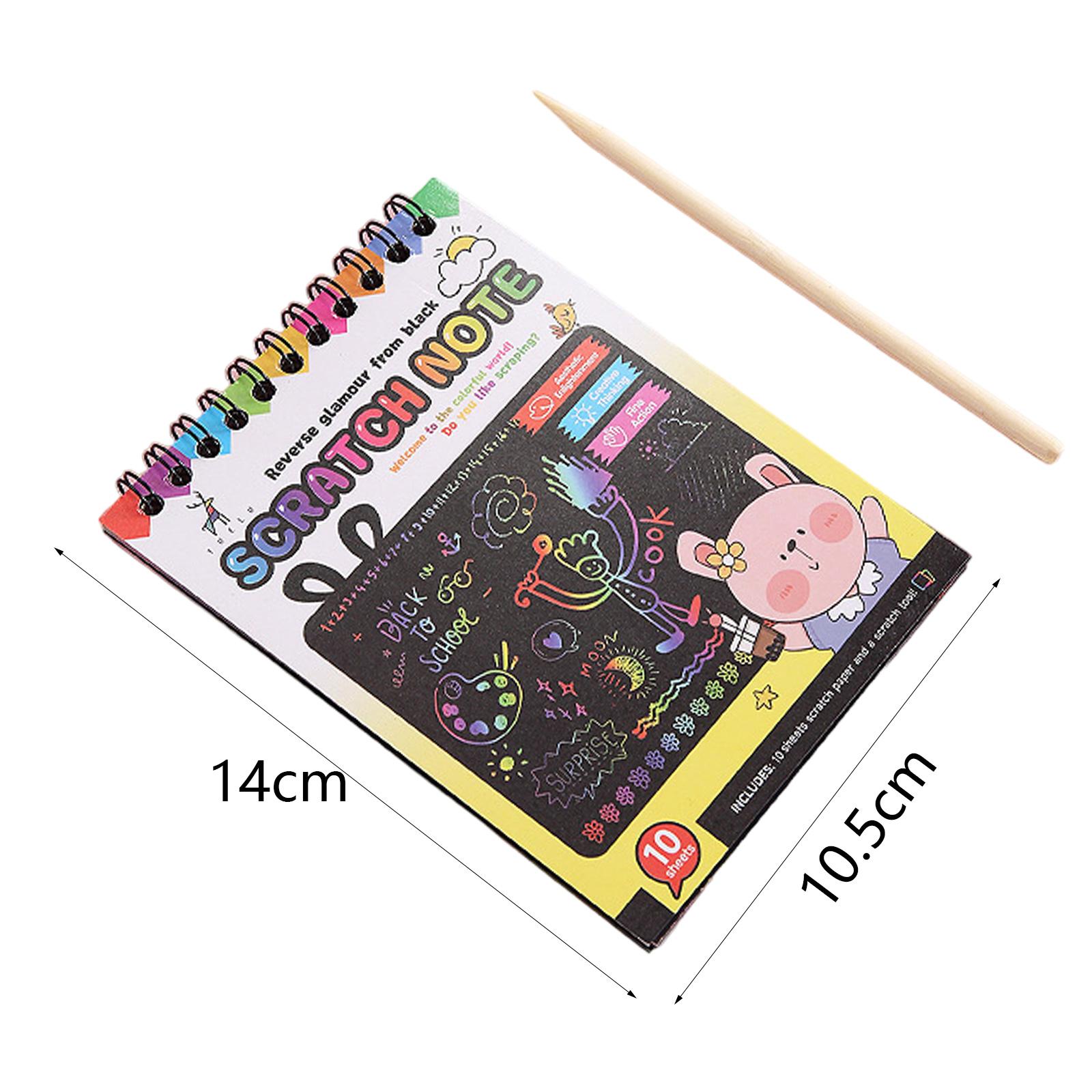 Creative Scratch Paper Noteboo - Art Craft Notebook のレビューと価格