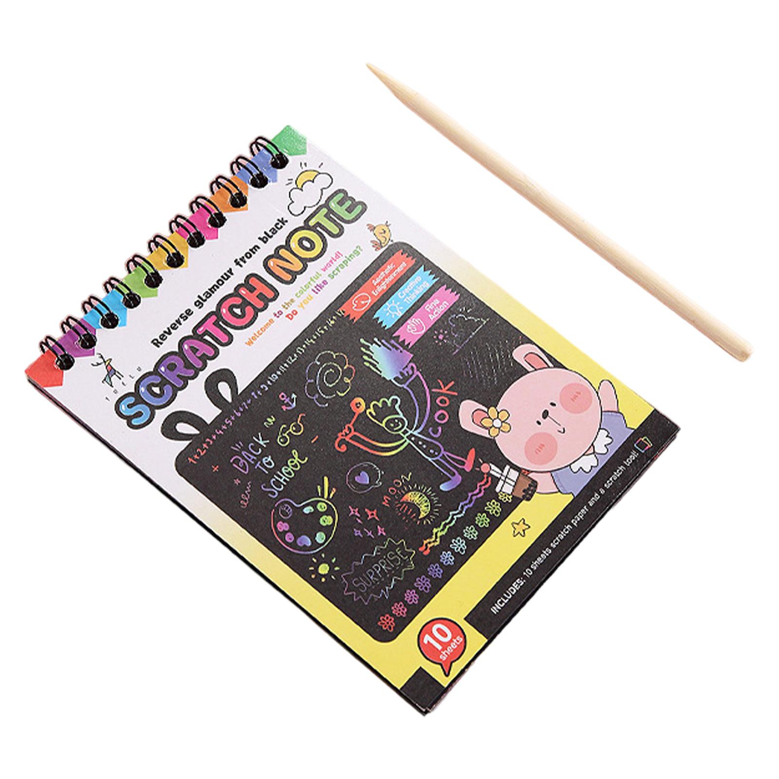 Creative Scratch Paper Noteboo - Art Craft Notebook のレビューと価格